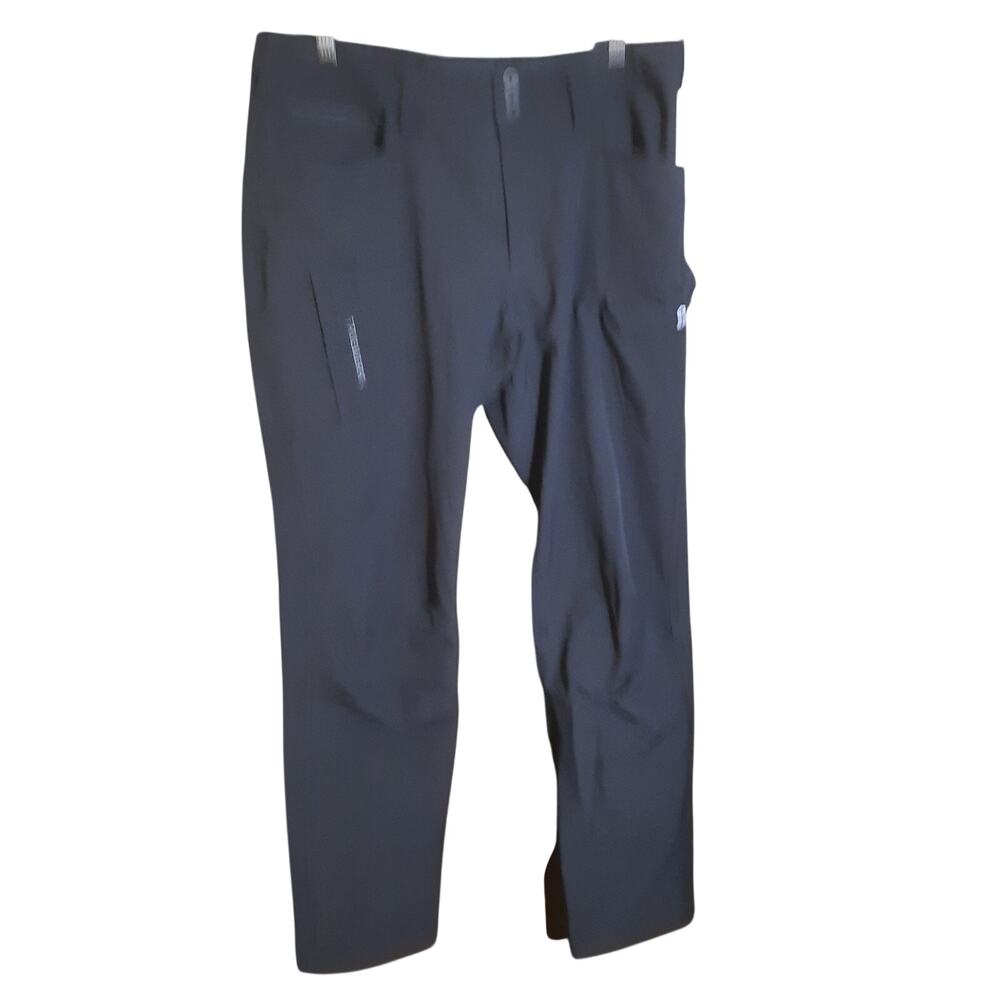 Truewerk T2 Mens Black Weather Resistant Relaxed Fit Work Pant Size 34x36
